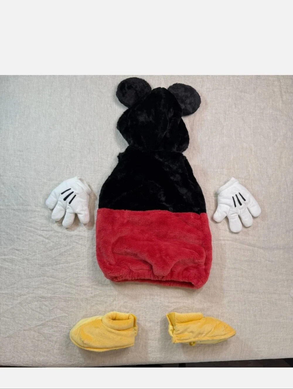 Pottwey Barn Baby Disney Mickey Mouse Halloween Costume 5 Pcs Nwt Sz 0- 6 Months